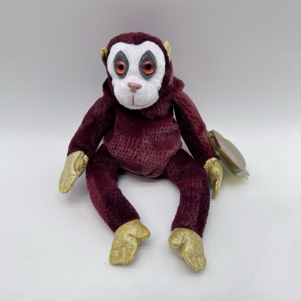 Ty Beanie Baby THE MONKEY Chinese Zodiac 5" Plush Stuffed Animal Toy